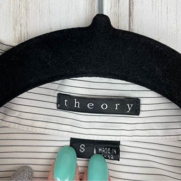 Theory small woman’s dress shirt button down - Picture 3 of 6